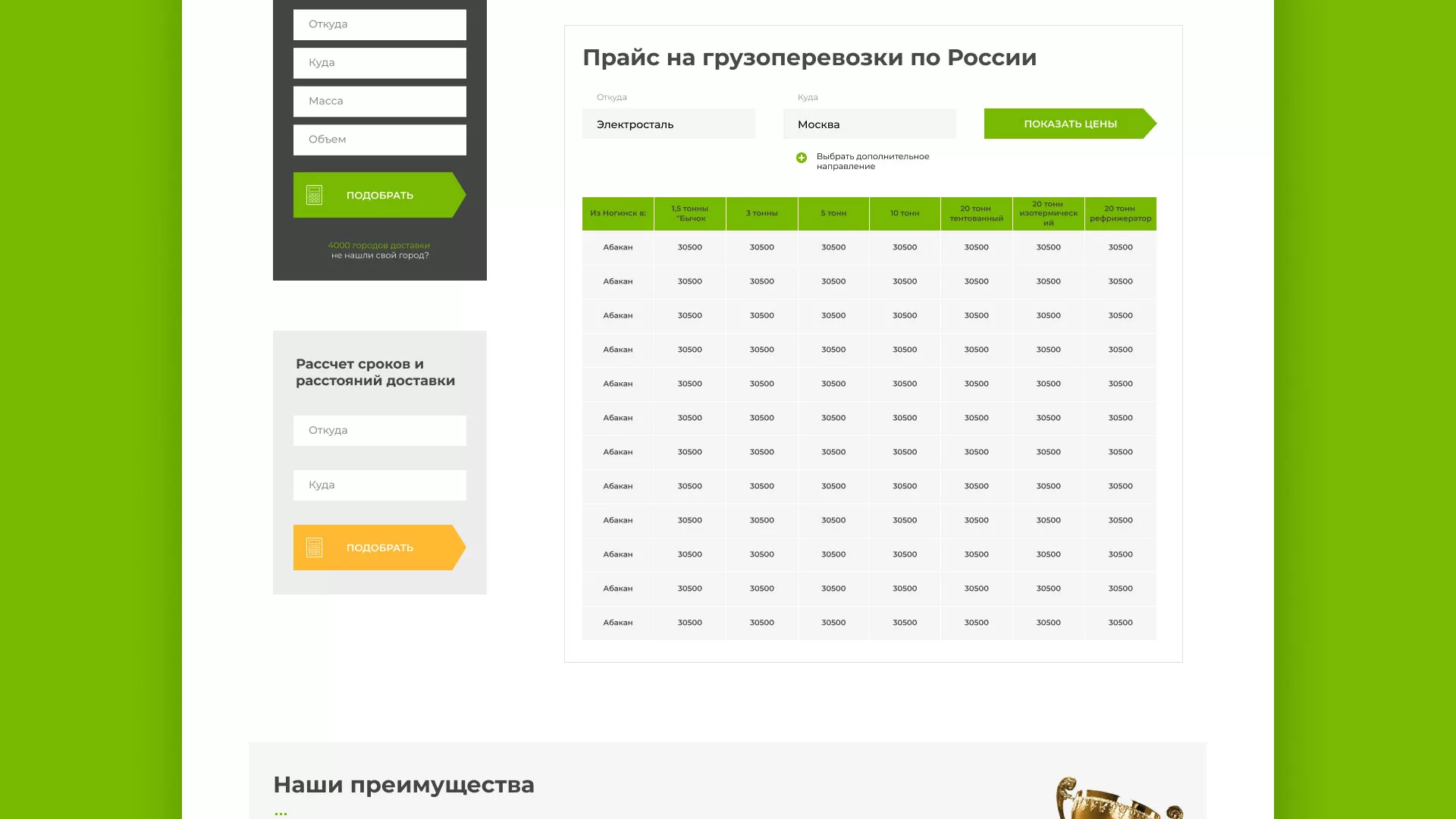 Разработка логотипа и сайта компании «Инком-Логистика» в Миассе